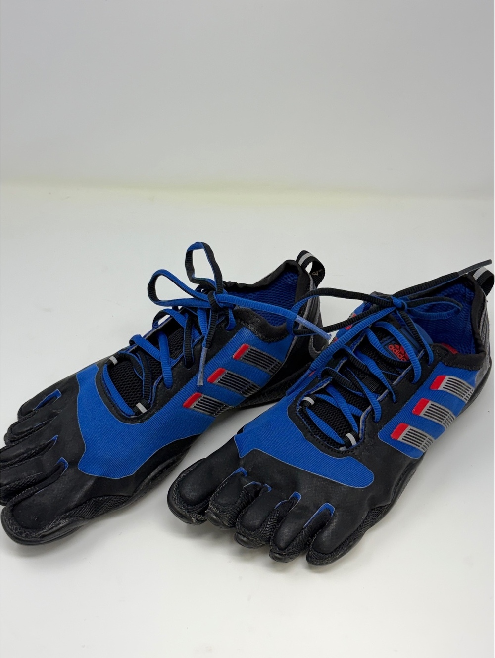 adidas Adipure Five Finger Athletic Shoes Size 10 US Blue/Bl